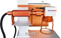 JPT MOPA M7 60W Fiber Laser Marking Machine Metal Marking with Rotary US Ship