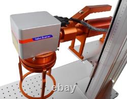 JPT MOPA M7 60W Fiber Laser Marking Machine Metal Marking with Rotary US Ship