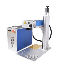 JPT Mopa 60W Fiber Laser Colorful Marking Rotary Machine Gold Jewelry Engraving