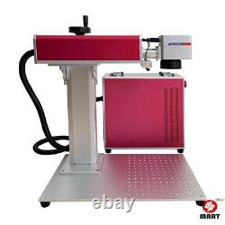 JPT RAYCUS Fiber Rotary Laser Engraver Silver Gold Cutting Machine 30W 220V