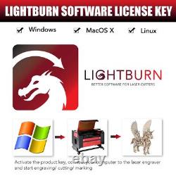 LIGHTBURNT Software for CO2 Fiber Laser Engraver Marker Comp. Linux Windows Mac