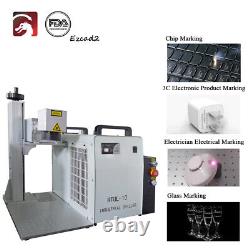 Logan 3W uv Laser fiber Laser Marking Glass Leather Plastic Packaging150x150 mm