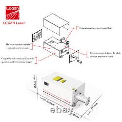 Logan 3W uv Laser fiber Laser Marking Glass Leather Plastic Packaging150x150 mm