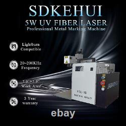 Logan 5W UV Laser Engraver Fiber Laser Marker110x110mm+Extra 200x200mm Lens Send