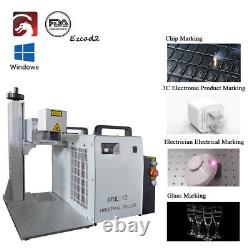 Logan 5W UV Laser Fiber Laser Engraving Marking Machine Glass Leather Plastic