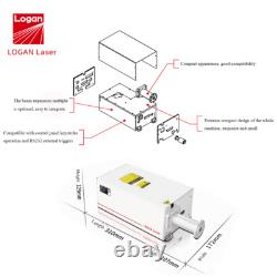 Logan 5W uv Laser Fiber Laser Marking 7.9x7.9 Glass Leather Plastic Packaging