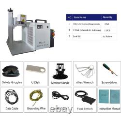 Logan 5W uv Laser Fiber Laser Marking 7.9x7.9 Glass Leather Plastic Packaging