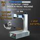 Max 20w 110v Fiber Laser Marking Machine Metal Engraving With D69 Rotary Device