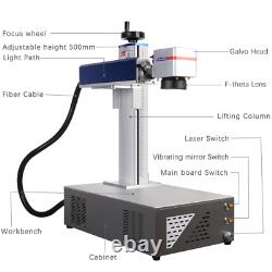 MAX 30W 175175mm Fiber Laser Marking engraving Machine Ezcad 2 BJJCZ Board US