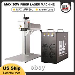 MAX 30W Fiber Laser Marking Engraver Machine Mark Metal Compatible LightBurn