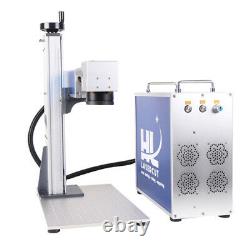 MAX 30W Fiber Laser Marking Machine 110x110mm Metal Engrave with Rotary Axis