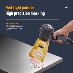 MAX 30W Fiber Laser Marking Machine Metal Engraving 100mm Lens with Battery