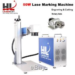 MAX 50W Fiber Laser Marking Machine Metal Non-Metal Engraving Steel DIY