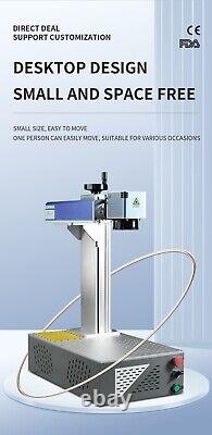 MAX 50W Metal Steel Cutter Jewelry Engraver Fiber Laser Marking Machine FDA CE