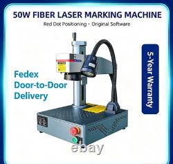 MAX 50W USB Fiber Laser Marking Cutting JCZ EzCad2 Metal Engraving FDA CE FedEx