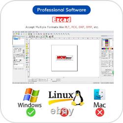 MCWlaser 30W Raycus Metal Fiber Laser Marking Machine Engraver with Rotary Axis