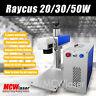 Mcwlaser Raycus 20w 30w 50w Fiber Laser Marking Engraving Machine& Rotary Chuck