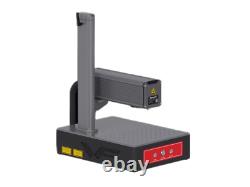 MINI Fiber Laser Engraver Metal Steel Marking Etching Machine Electric Lift 20W