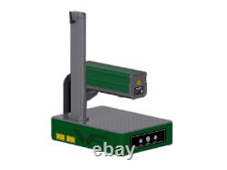 MINI Fiber Laser Engraver Metal Steel Marking Etching Machine Electric Lift 20W