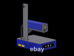MINI Fiber Laser Engraver Metal Steel Marking Etching Machine Electric Lift 20W