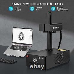 MONPORT 20W Fiber Laser Engraver + Rotary Axis Metal Marking Electric Lifting