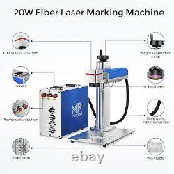 MONPORT 20W Fiber Laser Marking Engraving Machine 6x6 in Raycus Laser Engraver