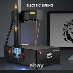 MONPORT 30W Integrated JPT Mopa Fiber Laser Engraver 6x6in Air Cooling LightBurn