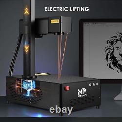 MONPORT 30W LightBurn Fiber Laser Engraver Marking Machine Electric Lifting Set