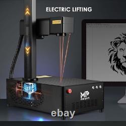 MONPORT GP20 Fiber Laser Engraver Marking Machine & Rotary Axis Electric Lifting