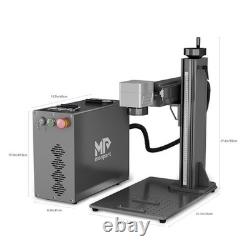 MONPORT Gpro Mopa 30W Fiber Laser Engraver 7x7in Color Marking for Metal Steel