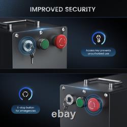 MONPORT Gpro Mopa 30W Fiber Laser Engraver 7x7in Color Marking for Metal Steel