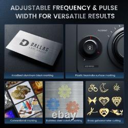 MONPORT Gpro Mopa 30W Fiber Laser Engraver 7x7in Color Marking for Metal Steel