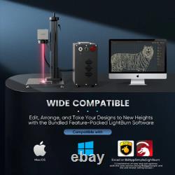 MONPORT Gpro Mopa 30W Fiber Laser Engraver 7x7in Color Marking for Metal Steel