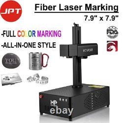 MONPORT JPT MOPA 60W Fiber Laser Engraver 8x8 360° Color Marking LightBurn Comp