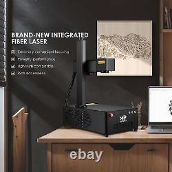 MONPORT JPT Mopa 60W 200mm Fiber Laser Marking Machine Metal Steel Engraver