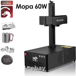MONPORT Mopa GI 60W Fiber Laser Engraver 8x8 Metal Colorful Marking LightBurn
