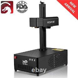 MOPA 20W Fiber Laser Engraver 4.3x4.3 MONPORT Color Engraving Marking Machine