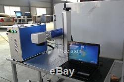 Manufacture Price 30 watt fiber laser marking machine for nameplate marking