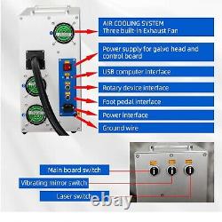 Max 30w Fiber Laser Marking Machine Metal & Plastic Original Bjjcz + 2 Lenses