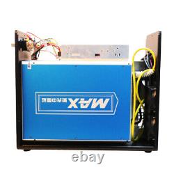 Max 50W Fiber Laser Marking Engraving Machine Metal Engraver with 80mm Rotary