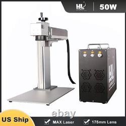 Max 50W Fiber Laser Marking Machine Engraving Equipment Metal Engraver EzCad2