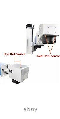Max 50w Fiber Laser Marking Machine Q-switched, Bjjcz + Rotary Axis & 2 Lenses