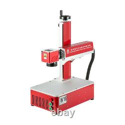 Mini KT-LF20M Desktop Fiber Laser Marking Machine with Rotary Device, Lens4×4