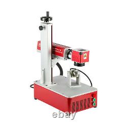 Mini KT-LF20M Desktop Fiber Laser Marking Machine with Rotary Device, Lens4×4