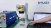 Mini Motorized Z Axis 20w 30w Fiber Laser Marking Machine For Metal Engraving Bec Laser