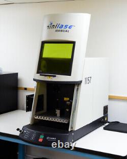 Minilase Manual Laser Marking System 20W Fiber Laser with Fume Extraction