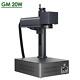 Monport 20w 110110mm Fiber Laser Marking Machine For Metal Steel 2.5d Engraving