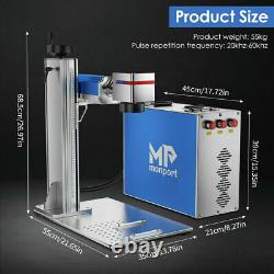 Monport 20W 66Inch Raycus Fiber Laser Marking Engraving Machine for Metal Steel