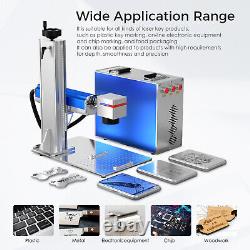 Monport 20W 8x8 Optical Fiber Laser Marking Engraving Machine for Metal Steel