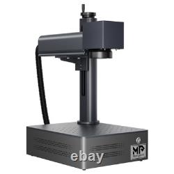 Monport 20W Fiber Laser Engraver Marking Machine Metal Engraving D70 Rotary Axis